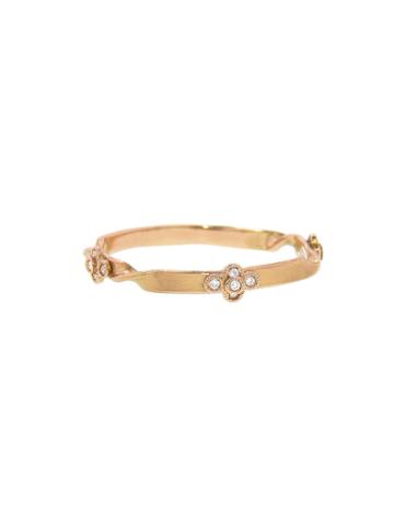 Kataoka Diamond Four Petal Twisted Band