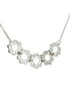 Jane Hollinger Mini Coco In Sterling On Chain Necklace