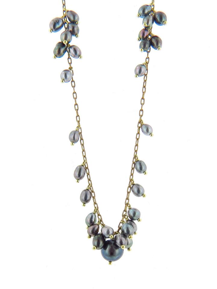 Ten Thousand Things Tahitian Pearl Cluster Necklace