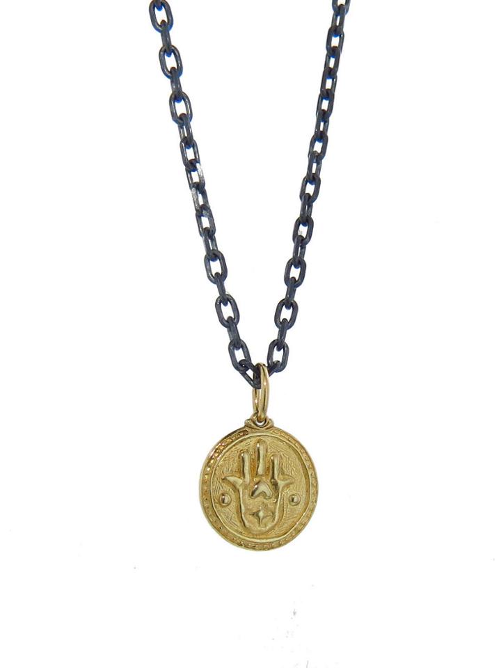 Erica Molinari Hamsa And Evil Eye Charm - 14 Karat Yellow Gold