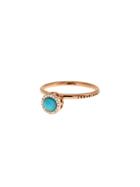 Ylang 23 Round Turquoise And Diamond Ring