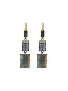 Nak Armstrong Labradorite Rectangular Drop Earrings