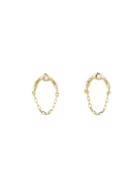 Yayoi Forest Chained Diamond Earrings - Yellow Gold
