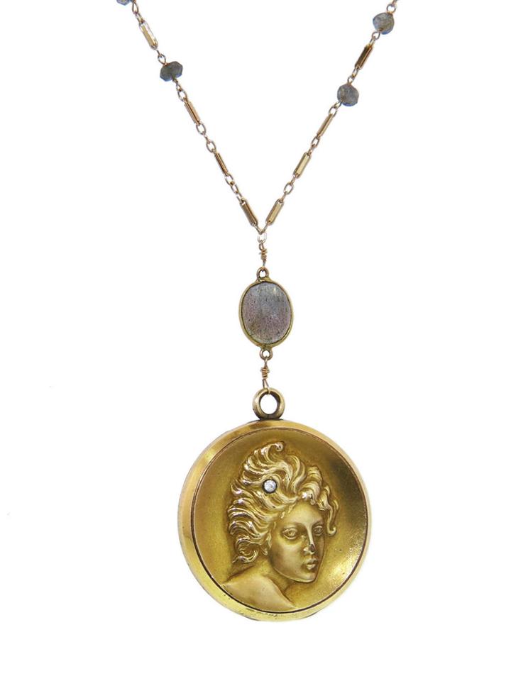 Just Jules Unique Art Nouveau Lady Locket