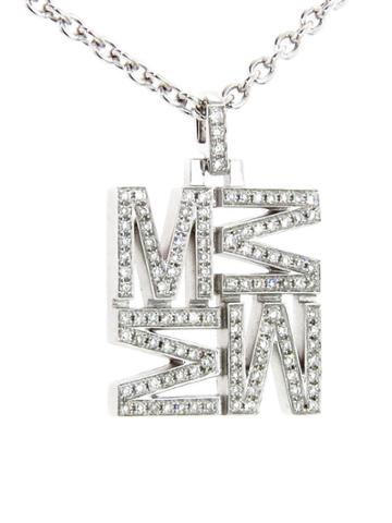 India Hicks Diamond Love Letters Necklace - M
