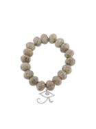 Sydney Evan Eye Of Ra On Jasper Beaded Bracelet