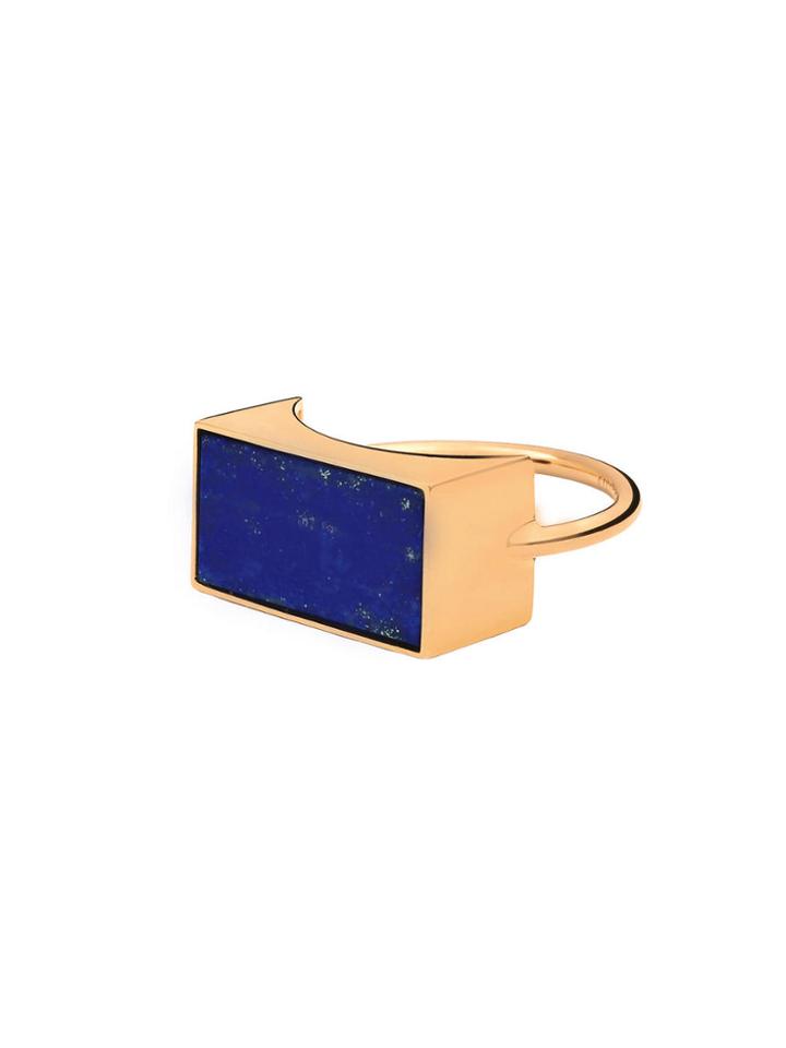 Ginette Ny Ever Lapis Rectangle Ring