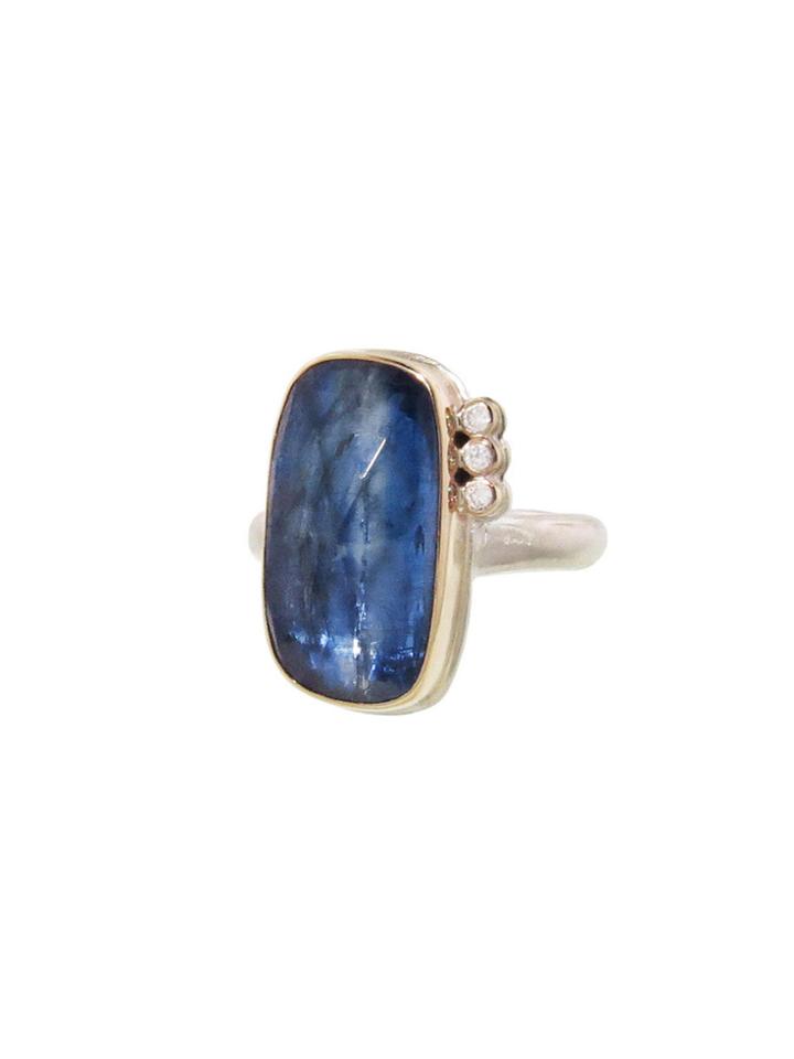 Jamie Joseph Kyanite Ring With Diamonds