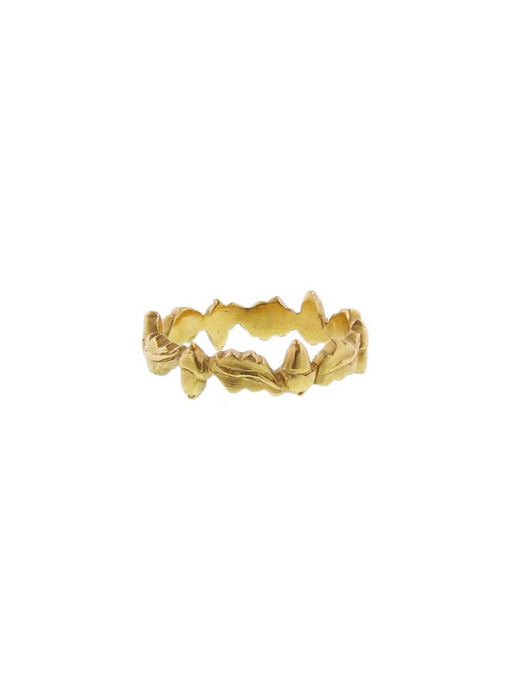 Cathy Waterman Yellow Gold Acorn Band