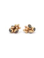 Ruth Tomlinson Grey Diamond Cluster Studs