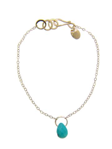 Melissa Joy Manning Turquoise Bracelet