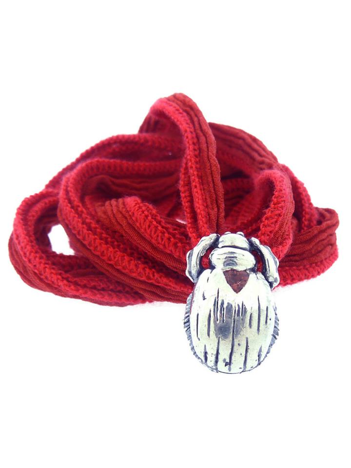 Catherine Michiels Le Petit Max With Garnet - Silver