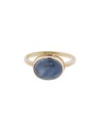 Jamie Joseph Small Oval Smooth Grey Star Sapphire Ring