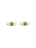 Andrea Fohrman Emerald Eye Studs
