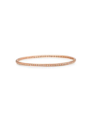 Irene Neuwirth Thin Diamond Bangle - Rose Gold