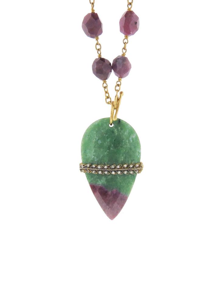 Cathy Waterman Ruby And Zoisite Charm