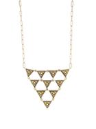 Cathy Waterman Triangle Mesh Necklace