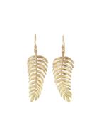 Annette Ferdinandsen Large Palm Earrings - 10 Karat Gold