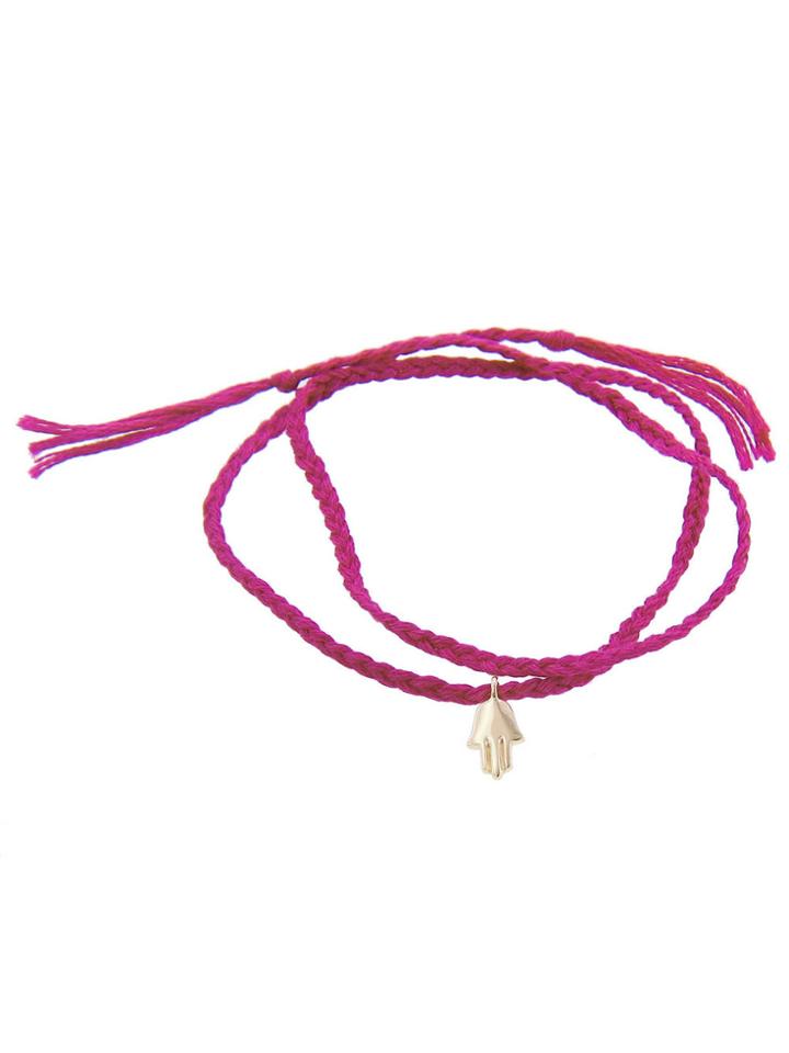 Finn Minor Obsessions Hamsa On String Bracelet - 10 Karat