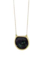 Ten Thousand Things Emerald Pendant Necklace - Gold