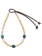 Catherine Michiels Mother Of Pearl And Turquoise Stardust Bracelet