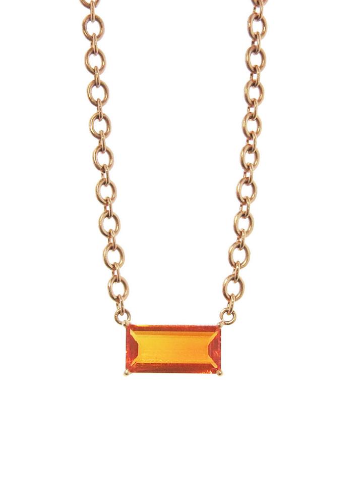 Irene Neuwirth Fire Opal Necklace - 16