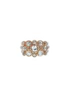 Sethi Couture Wide Grey Rose Cut Diamond Ring