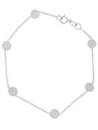Jennifer Meyer White Gold Circle Chain Bracelet