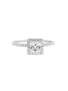Hidalgo Princess Cut Diamond Solitaire Setting - White Gold