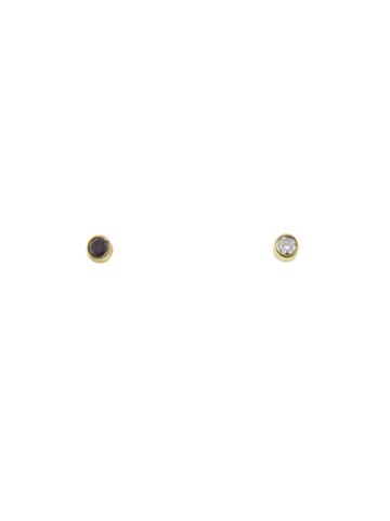 Finn Minor Obsessions Black And White Diamond Stud Earrings