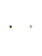 Finn Minor Obsessions Black And White Diamond Stud Earrings
