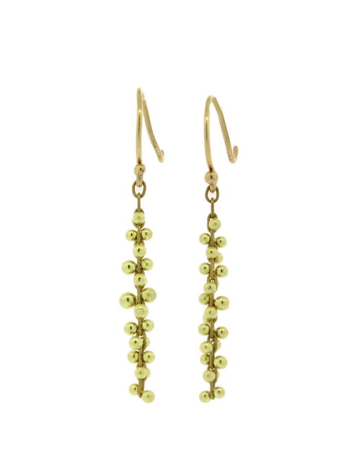 Ten Thousand Things Pinned Earrings In Yellow Gold
