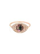 Celine Daoust Full Tourmaline Eye Ring With Diamonds