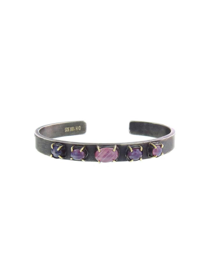 Deanna Hamro Star Sapphire Cabochon 5 Stone Cuff