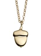 Finn Minor Obsessions Acorn Necklace - Yellow Gold