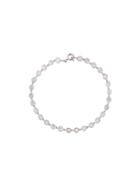 Jennifer Meyer Diamond Bezel Bracelet - White Gold