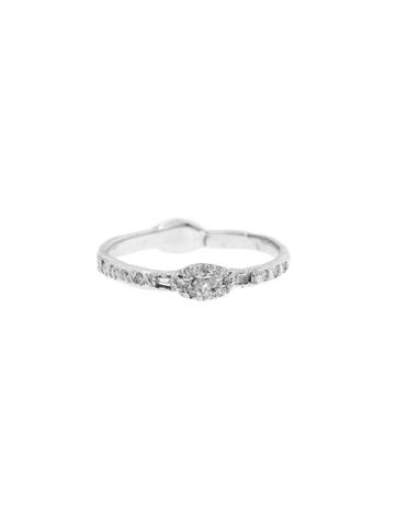 Elisa Solomon Two Sided Marquis Diamond Ring - White Gold