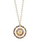Cathy Waterman Sapphire Ferris Wheel Necklace