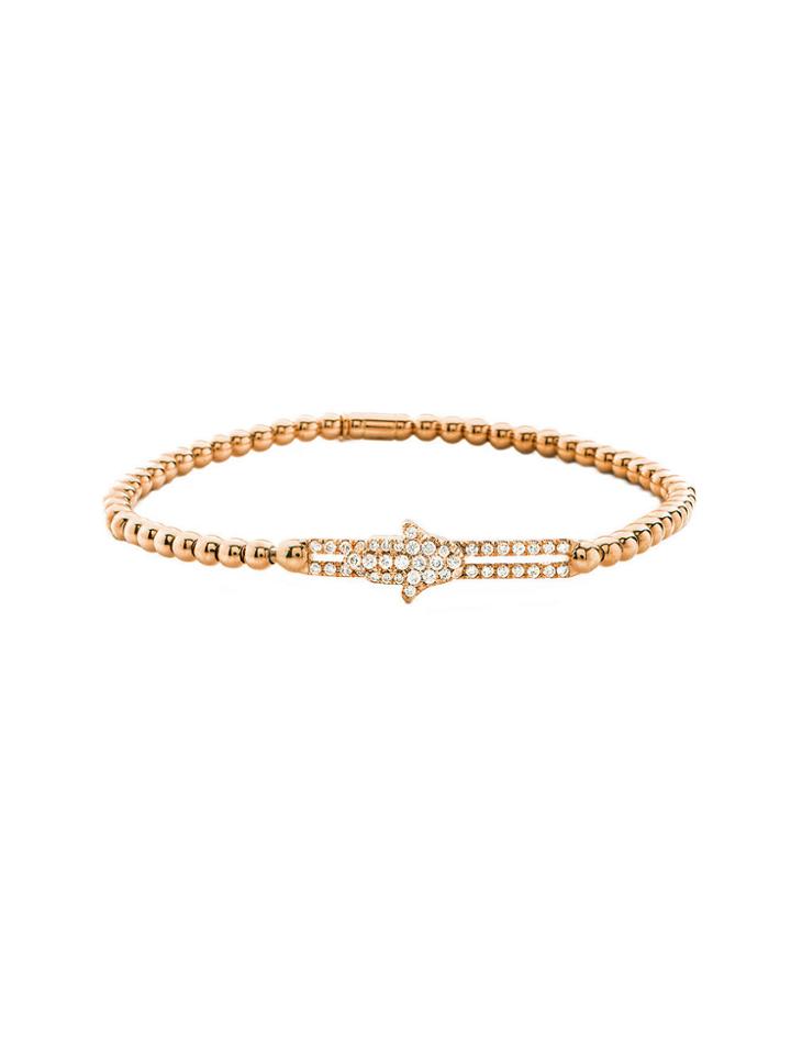 Ylang 23 Diamond Hamsa Bracelet - Rose Gold