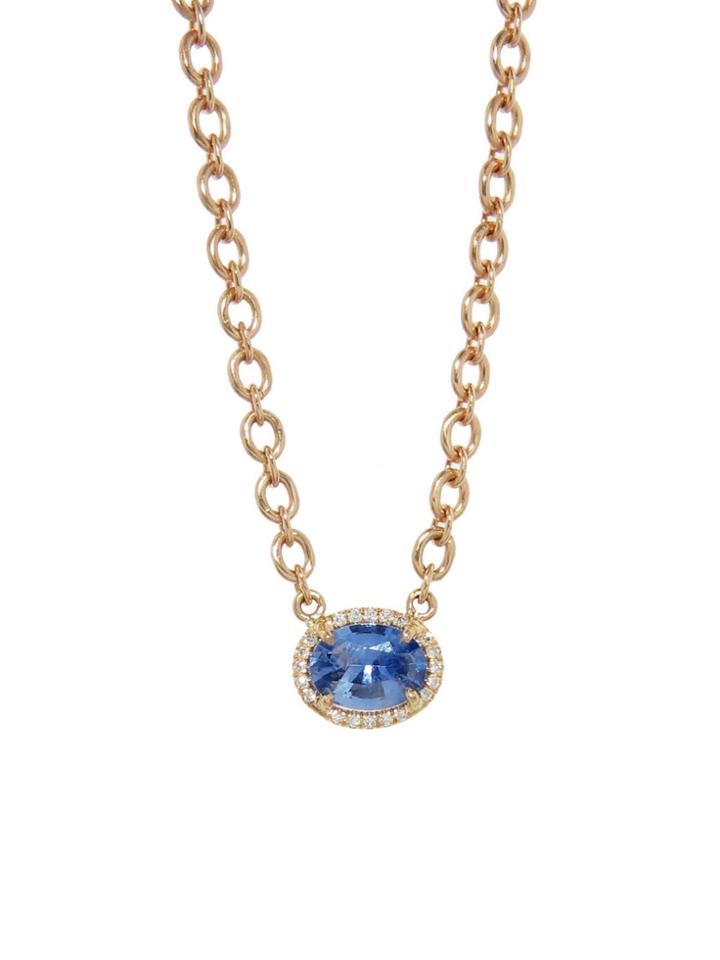 Irene Neuwirth Ceylon Sapphire And Diamond Necklace