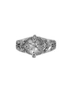 Cathy Waterman Unique Floating Wheat Diamond Ring