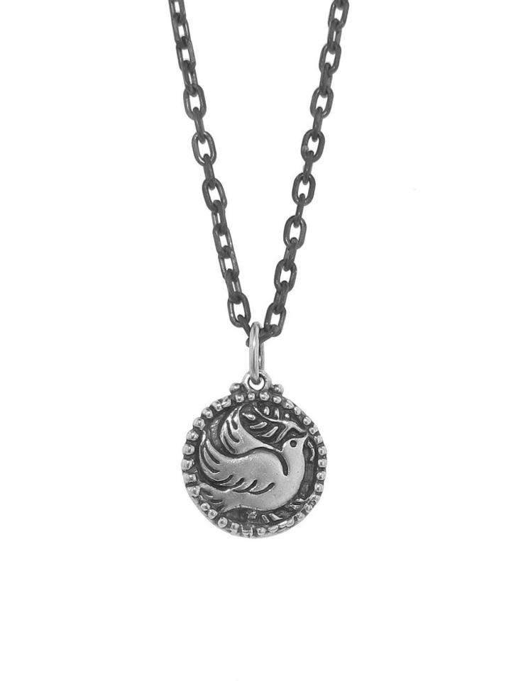 Erica Molinari Peace Sign And Dove Charm - Sterling Silver