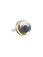 Jamie Joseph Hematite In Quartz Bubble Ring