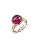 Irene Neuwirth Pink Tourmaline Ring With Diamonds - Rose Gold