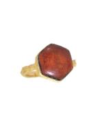 Cathy Waterman Fallen Redwood Ring - 22 Karat Gold