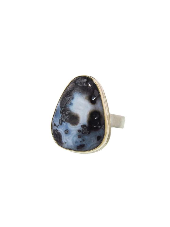 Jamie Joseph Large Montana Agate Ring