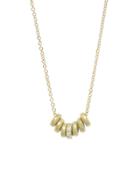 Ylang 23 Seven Tiny Donuts Necklace With Diamonds