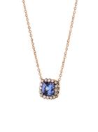 Ylang 23 Diamond And Tanzanite Square Necklace