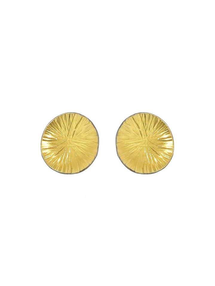 Himatsingka Large Wheel Studs - Yellow Gold