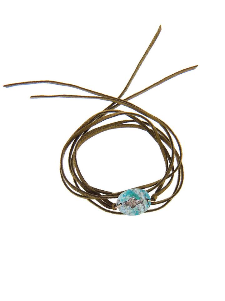 Pascale Monvoisin Garance Turquoise Bracelet